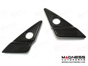 Maserati GranTurismo Interior Trim - Carbon Fiber - Tweeter Triangles Frame Cover Trim Kit